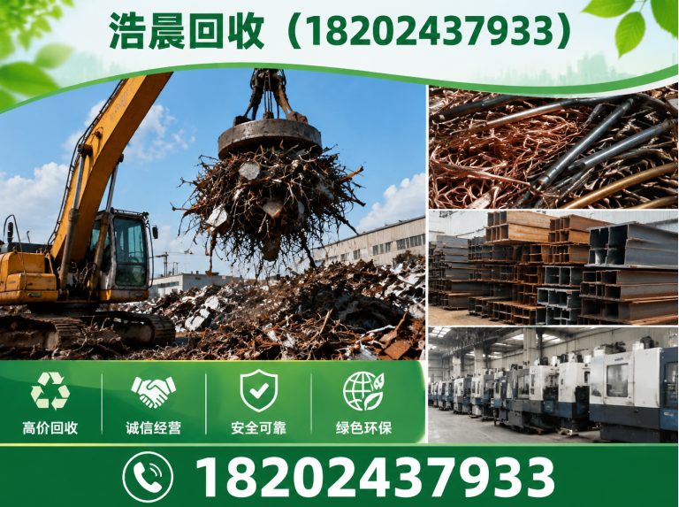新民市建筑废料回收展示图
